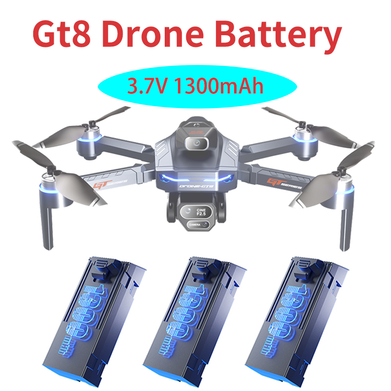 Drone Kit Professional - Original 3.7V 1300mAh GT8 Drone Battery