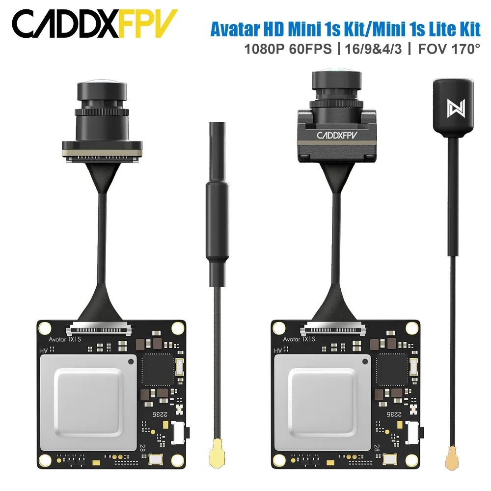 Drone Kit With Camera - CADDX Walksnail Avatar HD Mini 1s