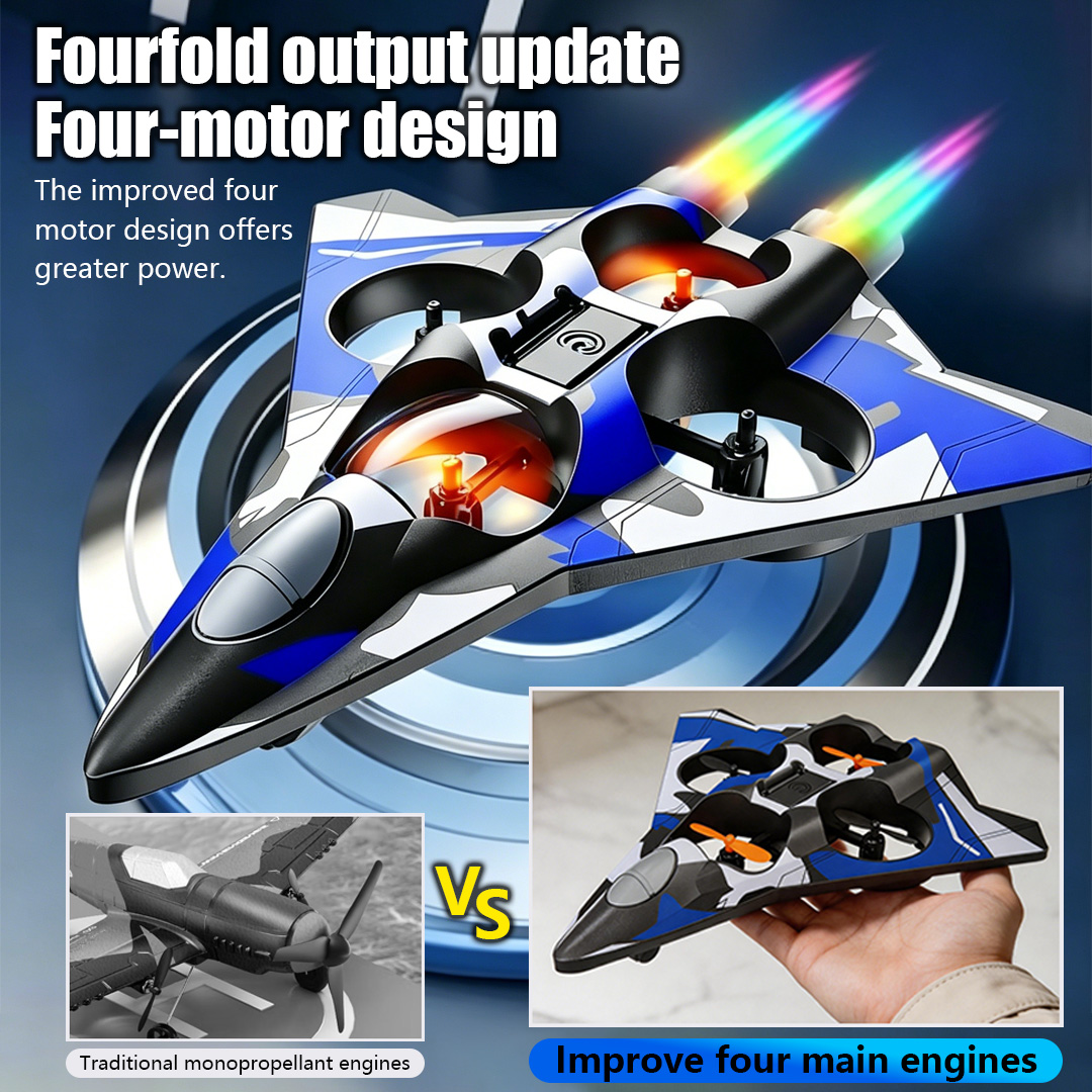 Drone Kit Professional - Foam Aircraft Stunt Helicopters Cool Fighter