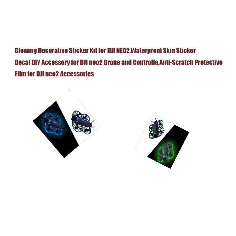 Drone Kit Waterproof - Glowing Decorative Sticker Kit for DJI