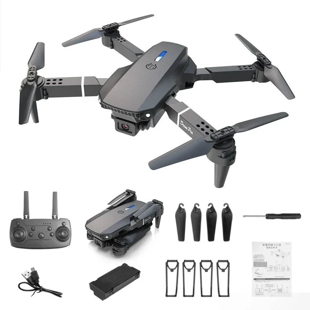 4K HD Camera E88 Mini Drone Wi - Drone Kit Tricopter review and price