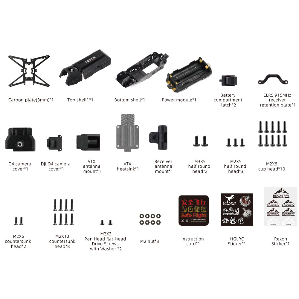 HGLRC Rekon35 V2 FPV Frame Kit - Drone Kit Long Range review and price