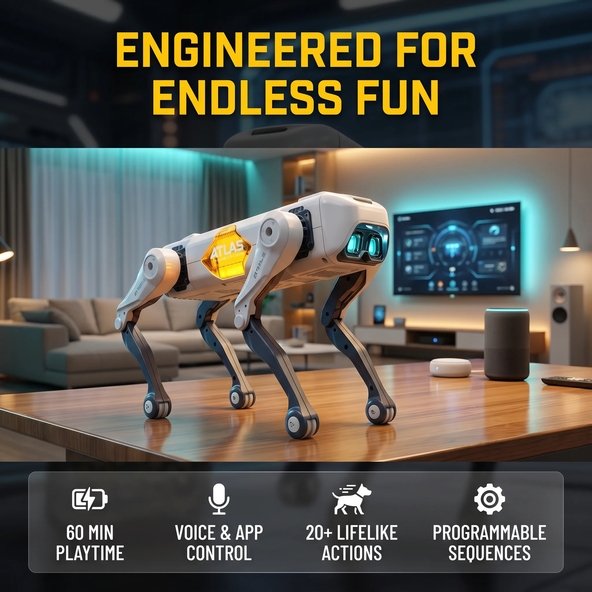 AI Smart Robot Dog, Voice & AP - Drone Kit With Camera review and price