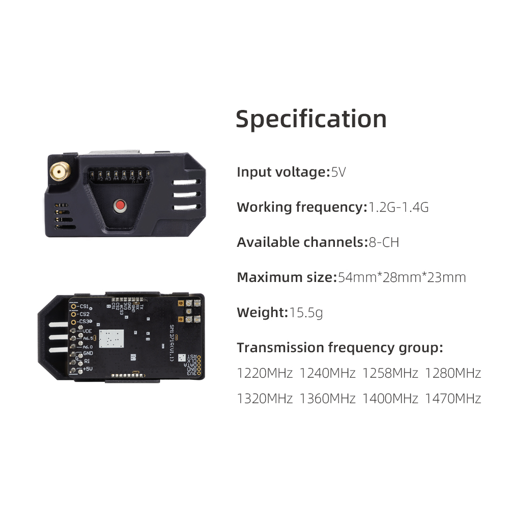 HGLRC 1.2G VRX Receiver Kit 8C - Drone Kit Long Range review and price