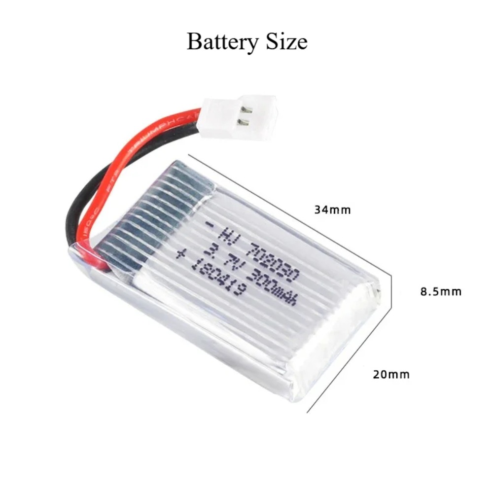 3.7V 300mAh Lipo Battery U816  - Drone Kit Beginner review and price