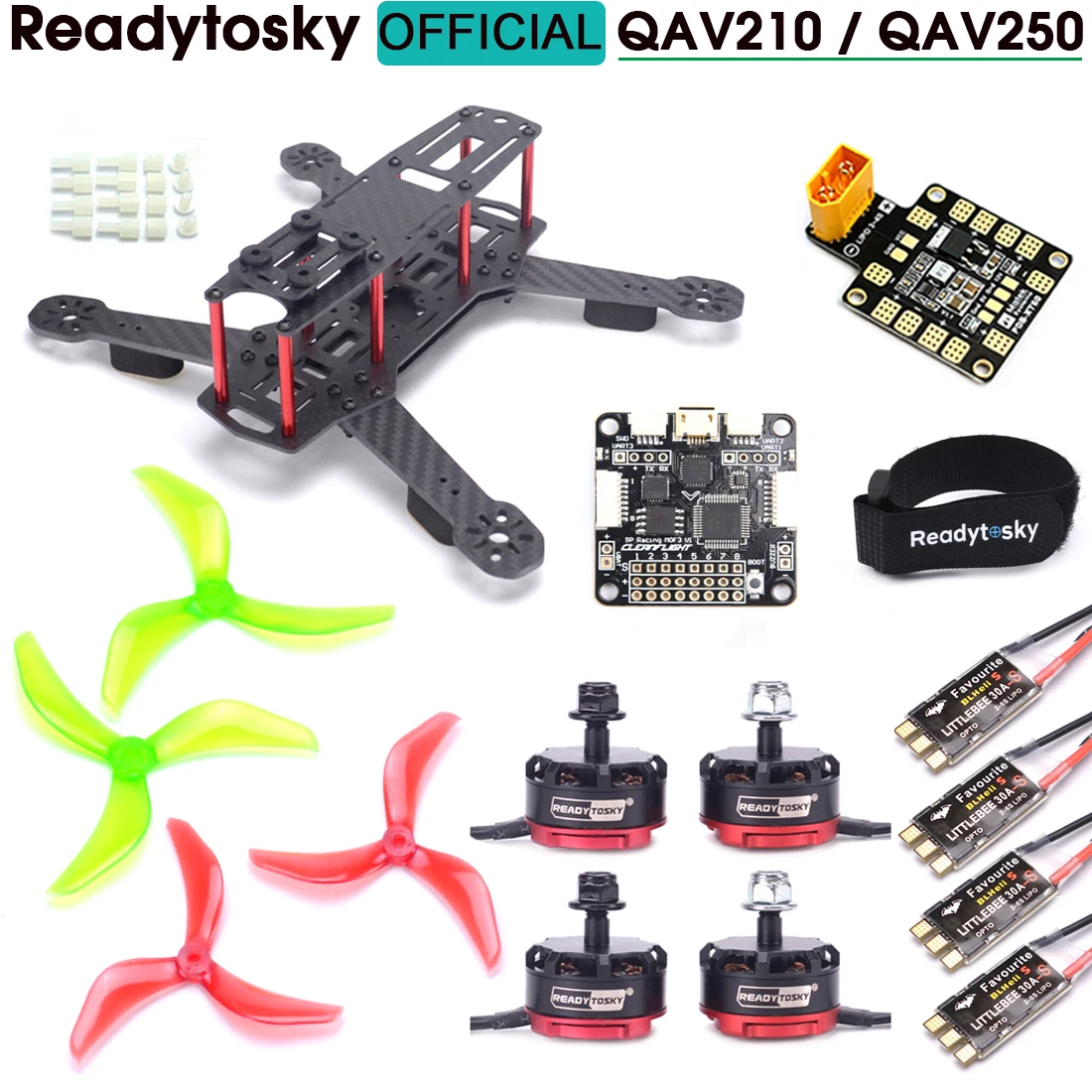 QAV210 / ZMR250 QAV250 250mm 5 - Drone Kit Racing review and price